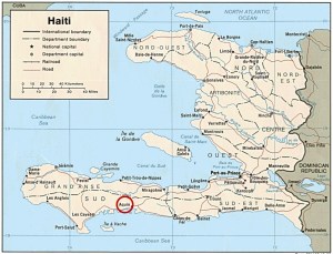 Map of Haiti